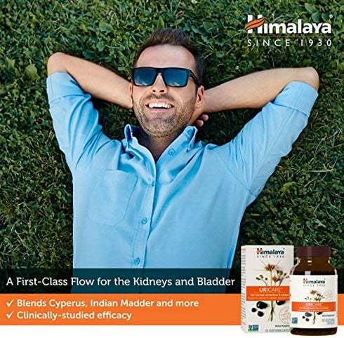 Himalaya UriCare for Kidney and Bladder Performance, 120 Capsules,840 mg, 1 Month Supply